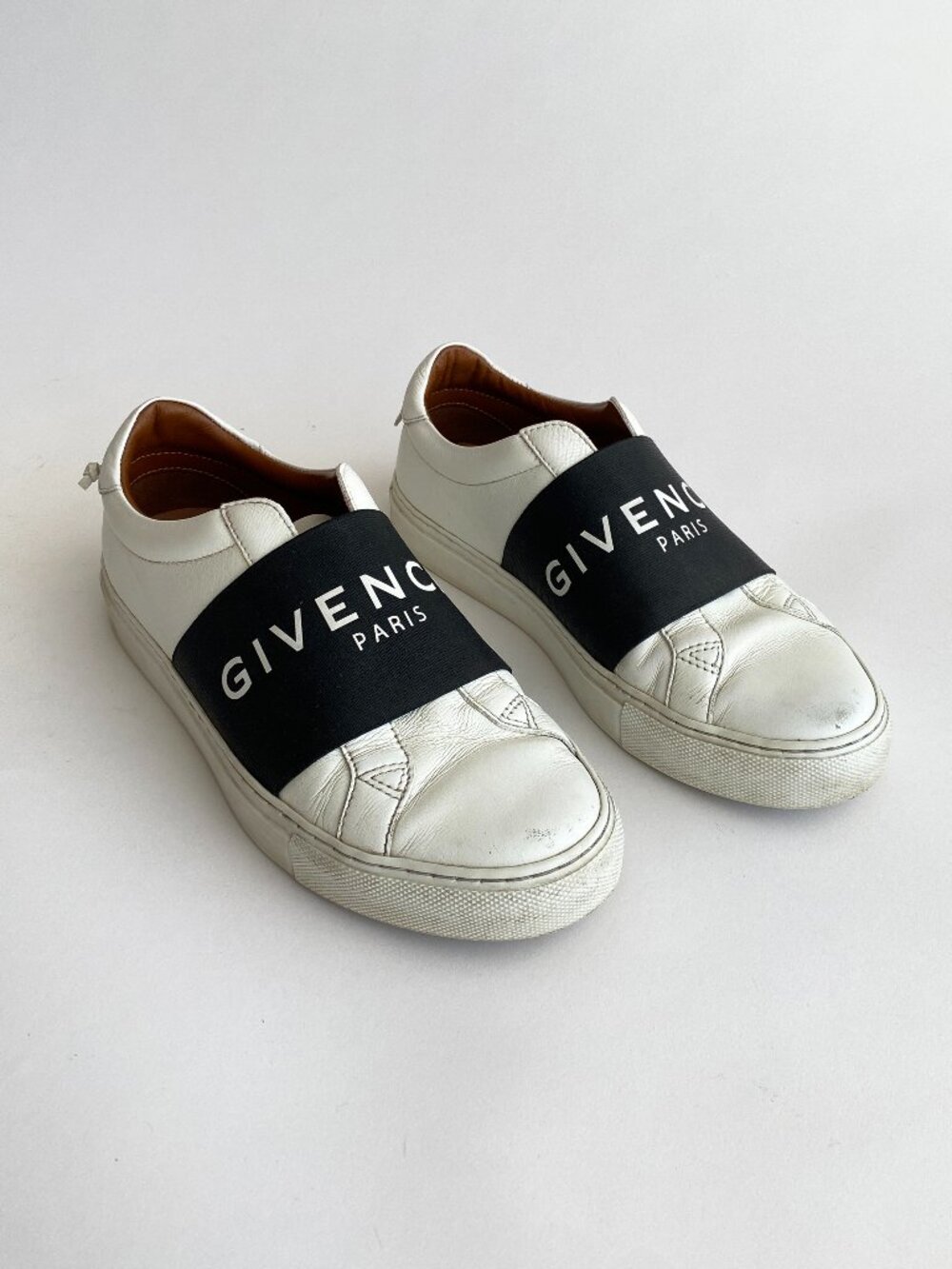 Givenchy Urban Street White Leather Sneakers - Size 36.5